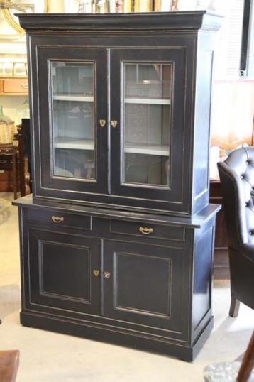 Black Cupboard and Bookcase