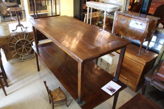 French Chestnut Dining Table