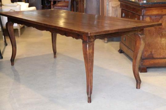 Cherry Cabriole Leg Dining Table