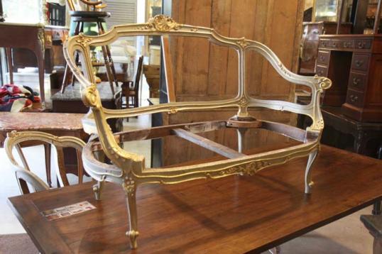 Louis XV Couch Frame