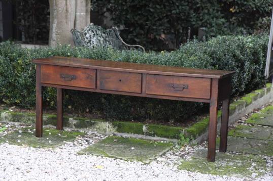 French Three Drawer Rent Sidetable