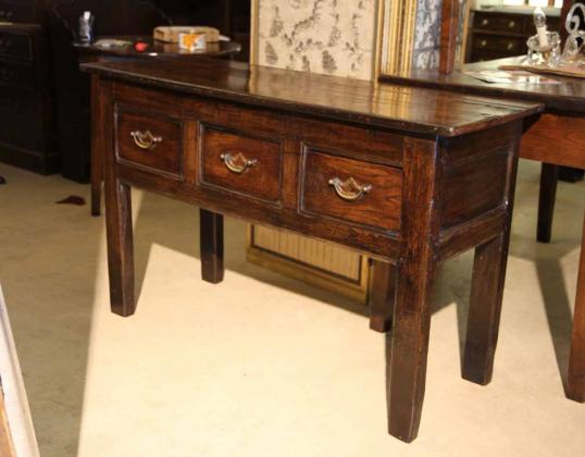 Louis XIV Three Drawer Sidetable