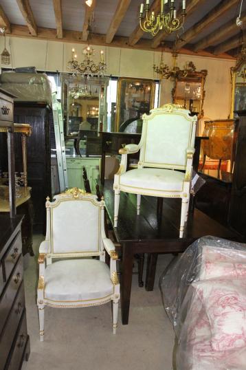 Pair of Louis XVI Style Chairs