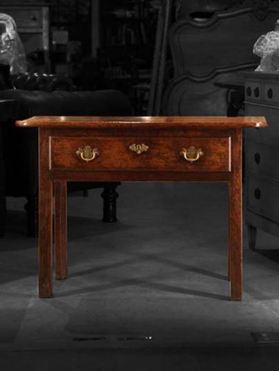 Georgian Oak One Drawer Side Table