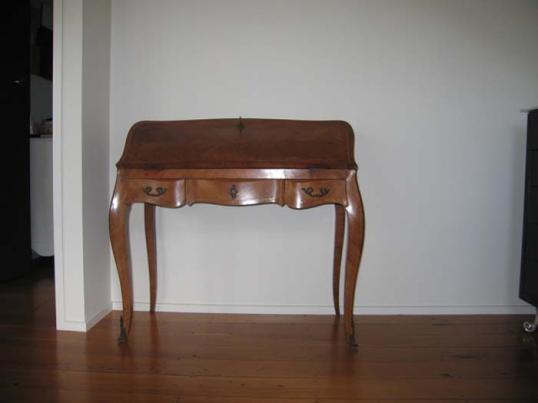 Small French Walnut Bureau