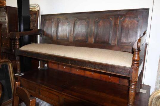 Jacobean Oak Settle