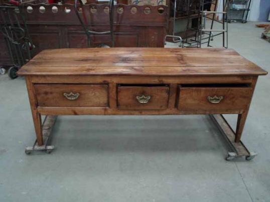 Three Drawer Side Table