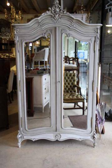 French Painted Armoire