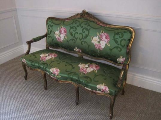 Louis XV Gold and Gilt Couch