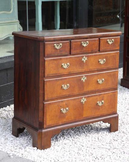 A Fine Georgian Walnut Chest