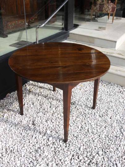 Large Round Chestnut Table