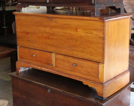 Period English Pine Coffer