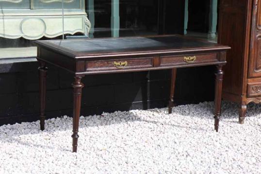 French Oak Library Table