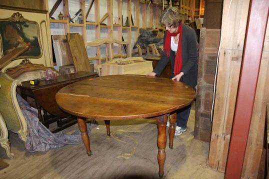 Cherrywood Drop Leaf Table