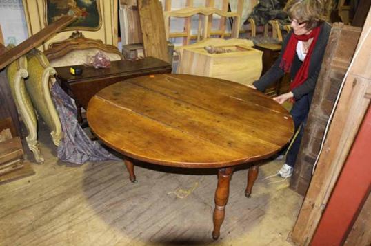 Cherrywood Drop Leaf Table