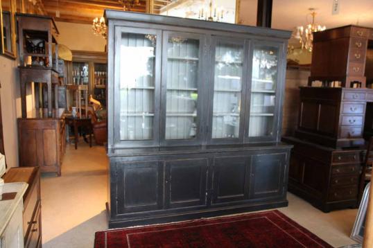 Large Louis Philippe Antique Bookcase