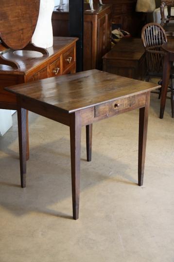 French Chestnut One Drawer Sidetable