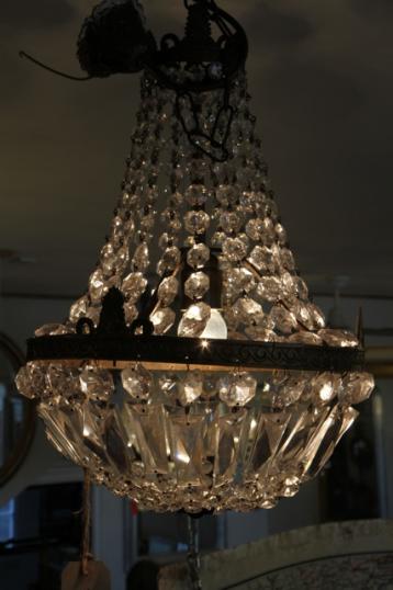 Antique Italian Waterfall Chandelier