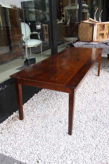 Large 18th Century Cherrywood Dining Table
