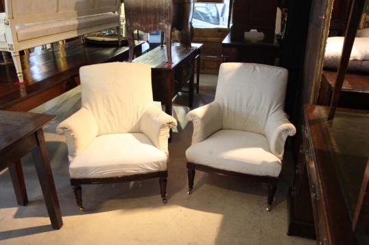 Pair of French Louis XVI Chairs