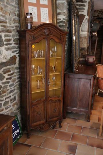 French Louis XIV Crown Topped Cupboard