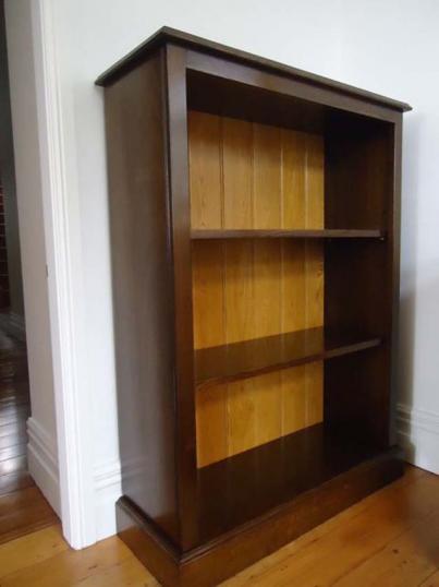 Bookcase with Medium Oak and Natural Backboards