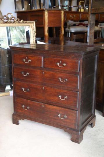 George II Oak Chest of Drawers