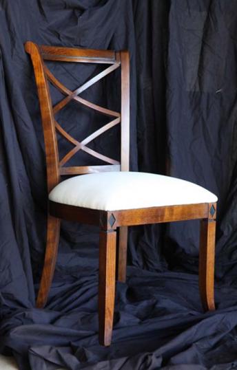 Cross back Single Chair