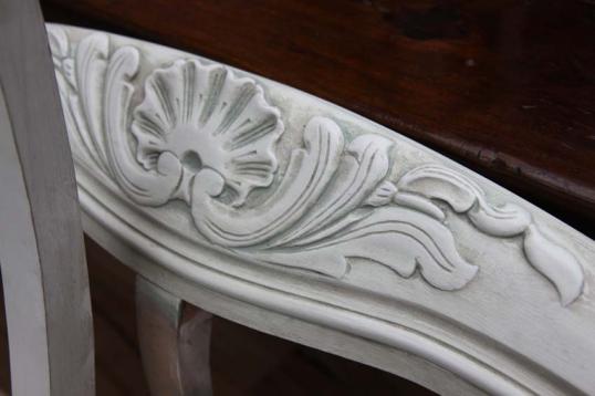 Painted Crosse French Bed
