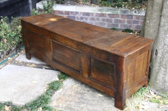 French Three Panel Coffer