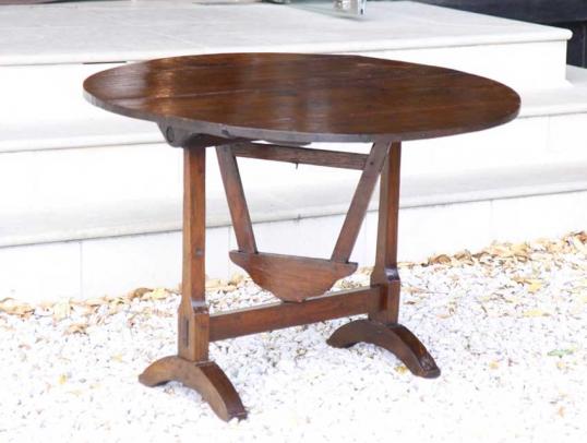 Chestnut Burgundian Wine Table