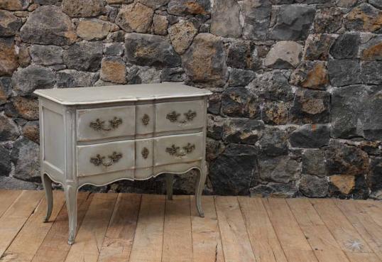 Louis XV Painted Commode with Two Drawers