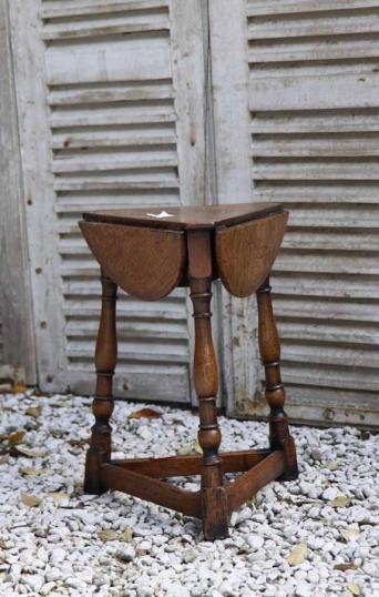 English Drop Leaf Tripod Table