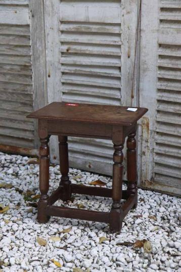 Charles II Style Jointed Stool