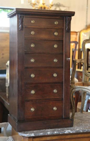 English Oak Wellington Chest