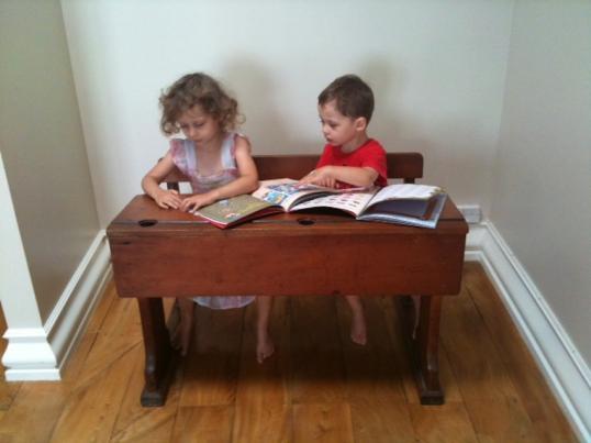 Early New Zealand Kauri Desk