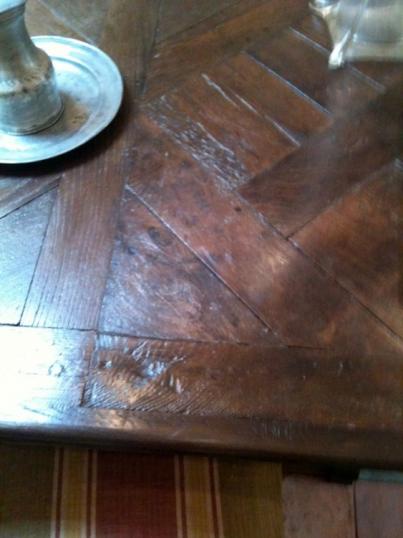 Parquet Dining Table