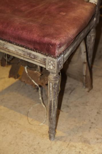Six Antique French Louis XVI Chairs