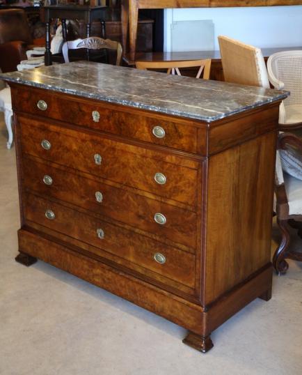 Louis Philippe Walnut Commode