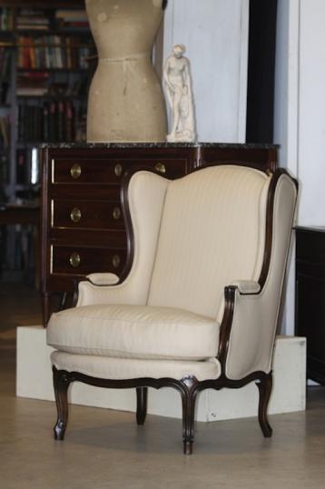 Louis XV Style Wing Chair