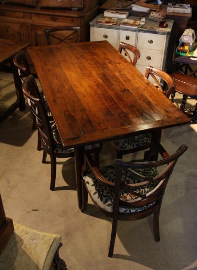 French Chestnut Dining Table