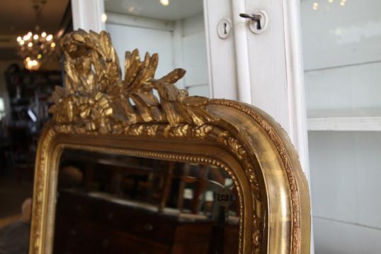Louis XVI Crested Mirror