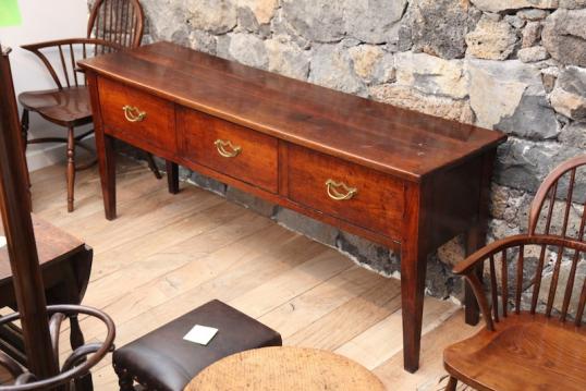 Three Drawer Cherrywood Sidetable