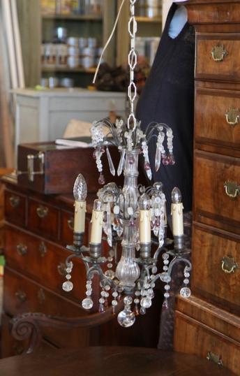 Small Antique French Chandelier