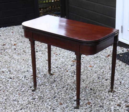 English Mahogany Card Table