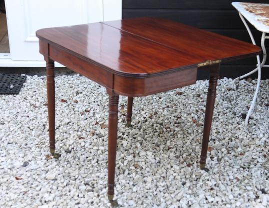 English Mahogany Card Table