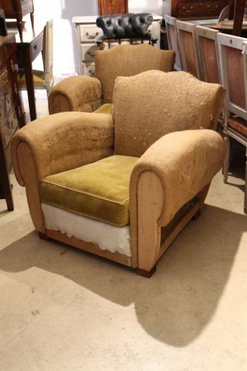 Pair of Club Chairs