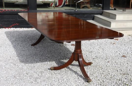 Mahogany Pedestal Dining Table