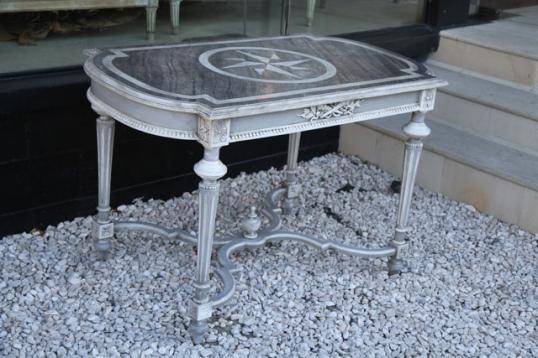 French Painted Louis XVI Console