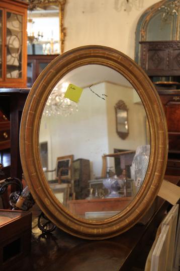 Louis Philippe Oval Mirror